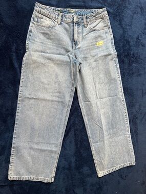 Light Blue women Straight-Leg Jeans